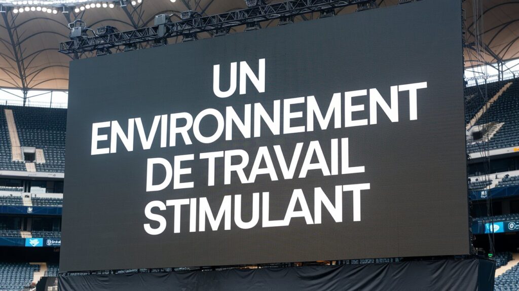 Un environnement de travail stimulant