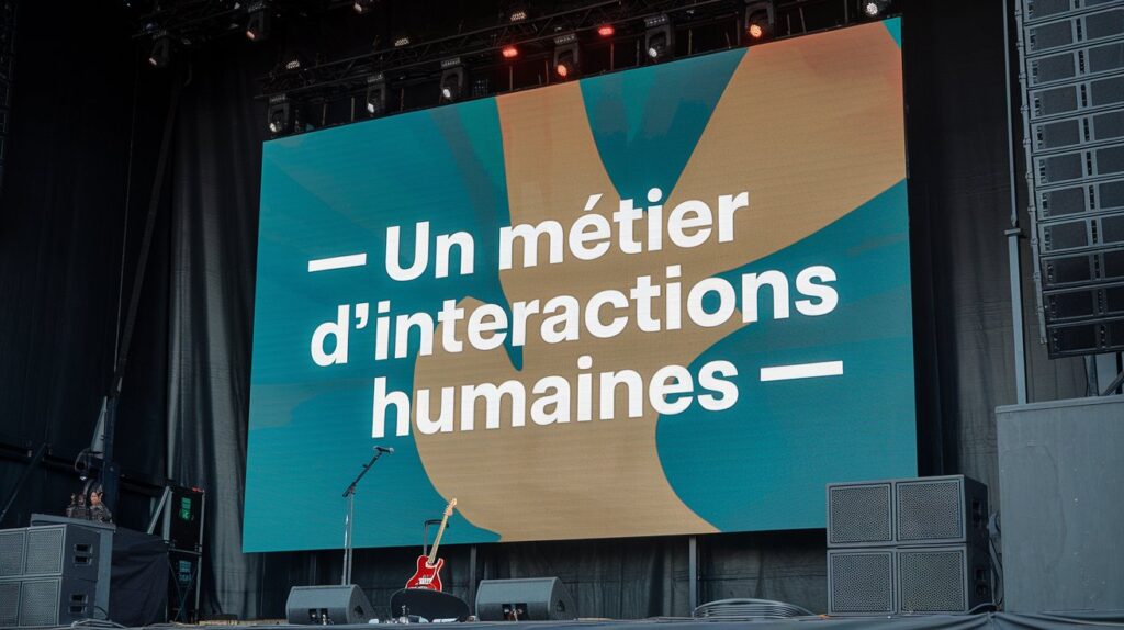 Un métier d'interactions humaines